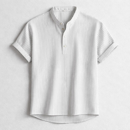 Tailored fit men's Henley top, perfect everyday shirt for versatile casual wear & men's fashion.