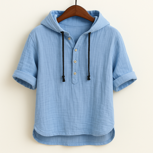 Men's lightweight Orlando hoodie shirt in a relaxed fit, perfect for casual, comfortable everyday wear.