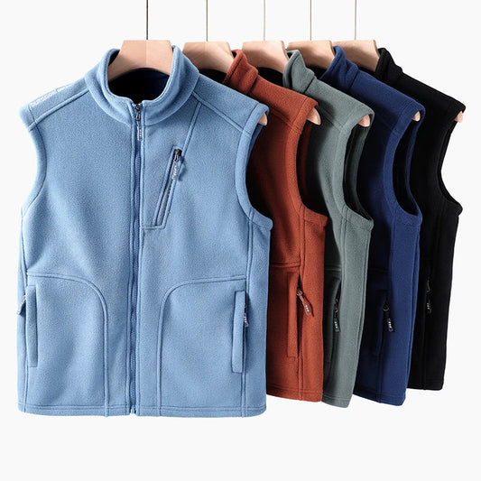 Men's lightweight puffer vest, ideal warm layering down vest for winter outdoor activities & everyday fashion.