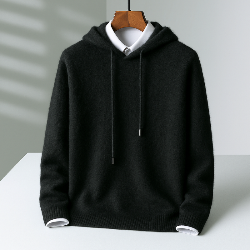 Modern men's fashion pullover hoodie, soft and lightweight, providing all-day comfort for versatile casual outfits.