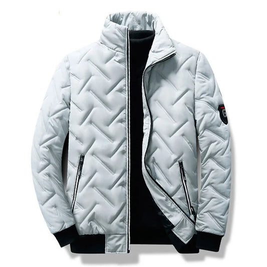 Men's lightweight quilted jacket, perfect everyday outerwear for stylish spring and fall comfort.