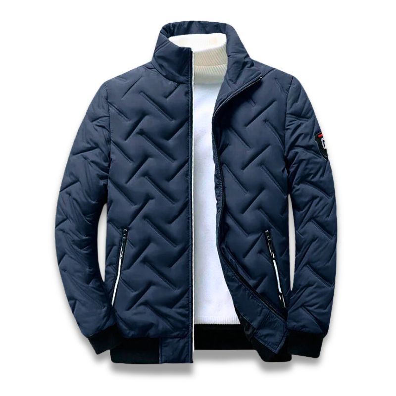 Versatile men's lightweight quilted jacket, ideal for layering in spring or as a fall outerwear essential.