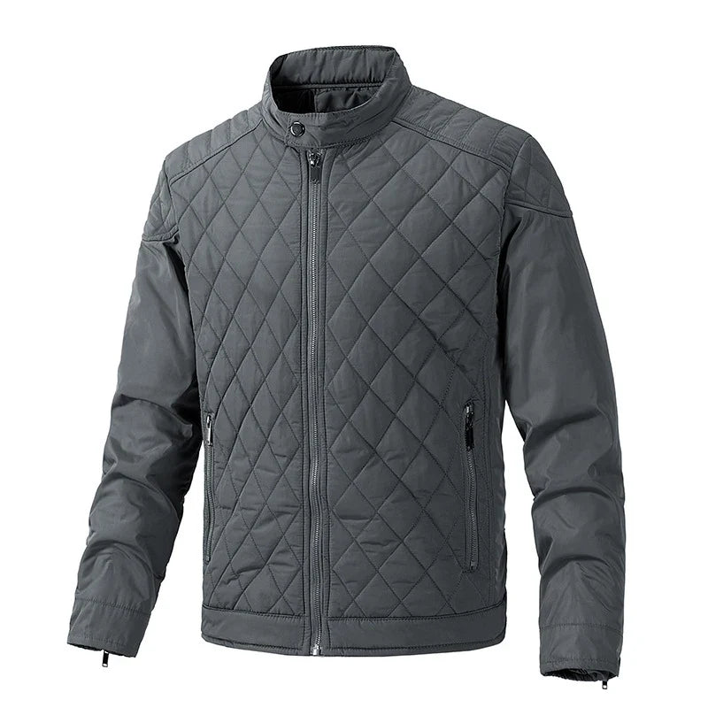 Functional men's lightweight quilted jacket, ideal for fall & winter, offering warmth & stylish appeal.