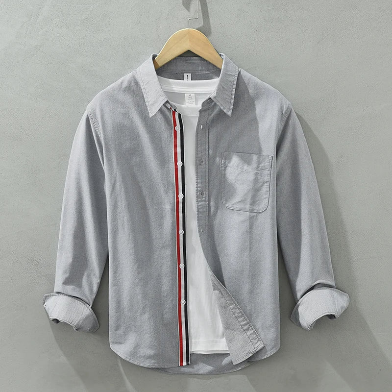 Versatile men's lightweight polo shirt, great for spring/summer fashion & everyday casual comfort. Short-sleeve design.