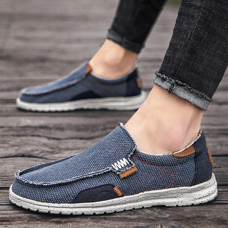 Men's lightweight slip-on walking loafers, offering comfort & support for everyday casual wear.