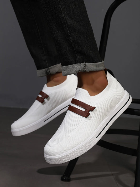 Men's lightweight slip-on mesh loafers, perfect for all-day comfort & casual summer style.