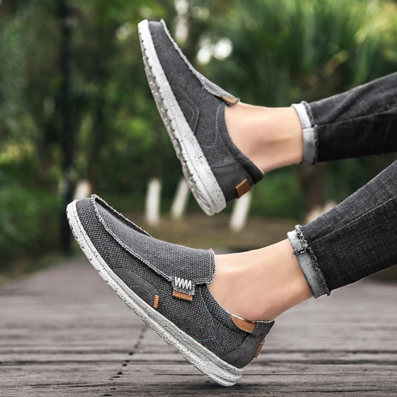 Versatile men's lightweight slip-ons, perfect for casual outfits. Breathable, comfortable, and stylish everyday footwear.