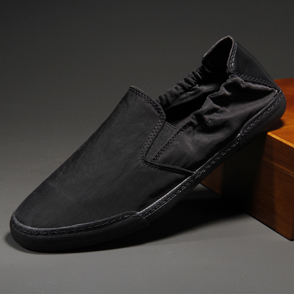 Comfortable men's travel shoes. Lightweight slip-on design for easy wear & all-day support.