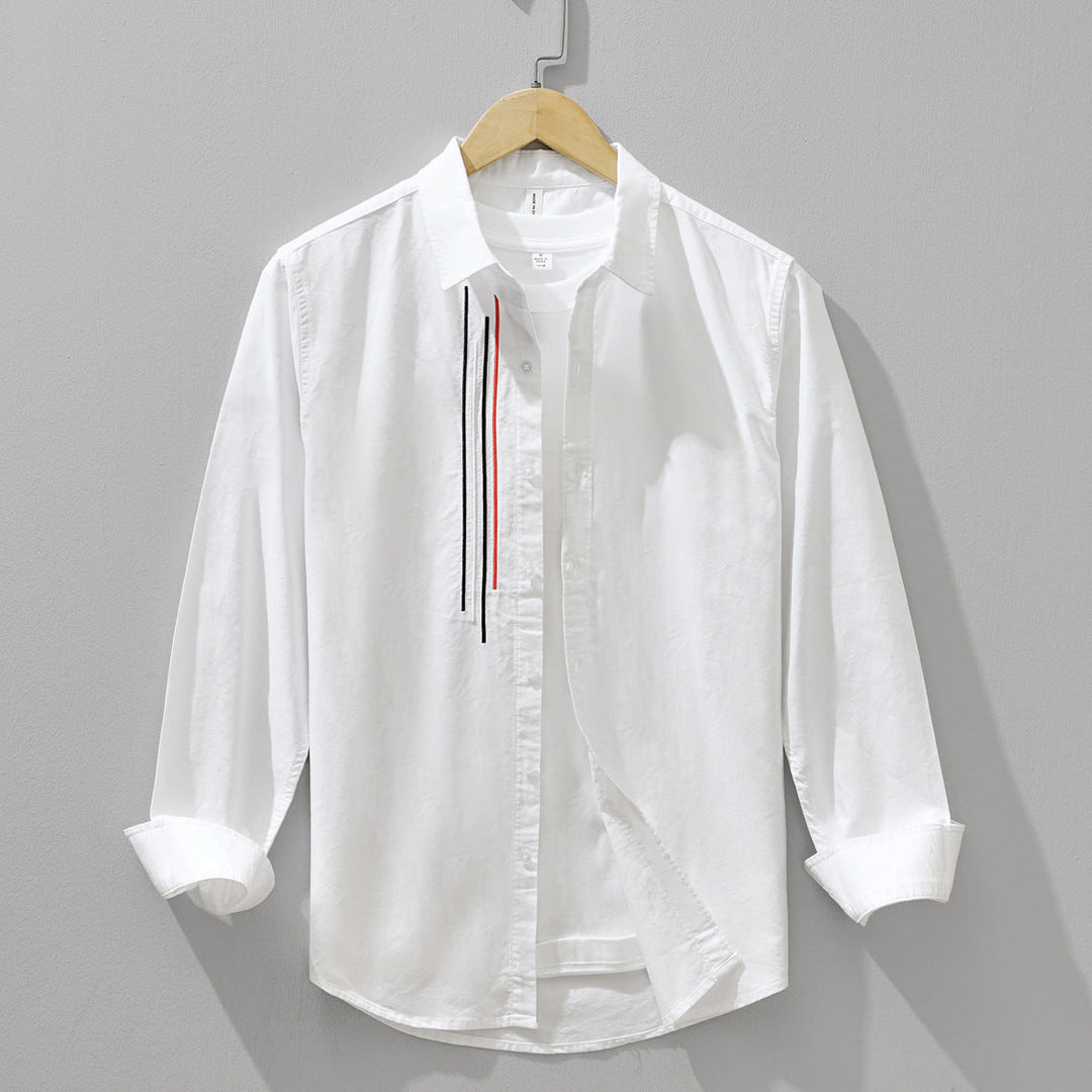 Men's lightweight summer comfort shirt, short sleeve button-up for casual everyday style.