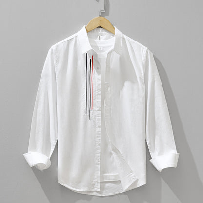 Men's lightweight summer comfort shirt, short sleeve button-up for casual everyday style.