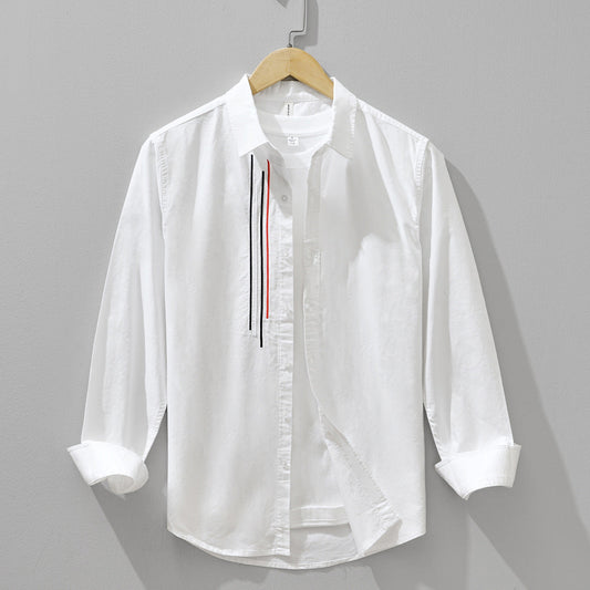 Men's lightweight summer comfort shirt, short sleeve button-up for casual everyday style.