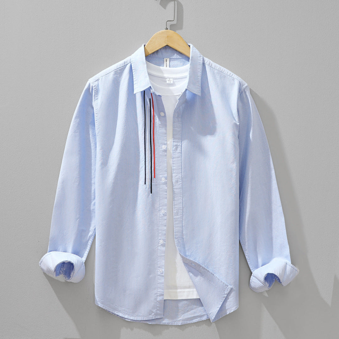 Versatile men's summer shirt, lightweight comfort, perfect for casual wear & everyday style.