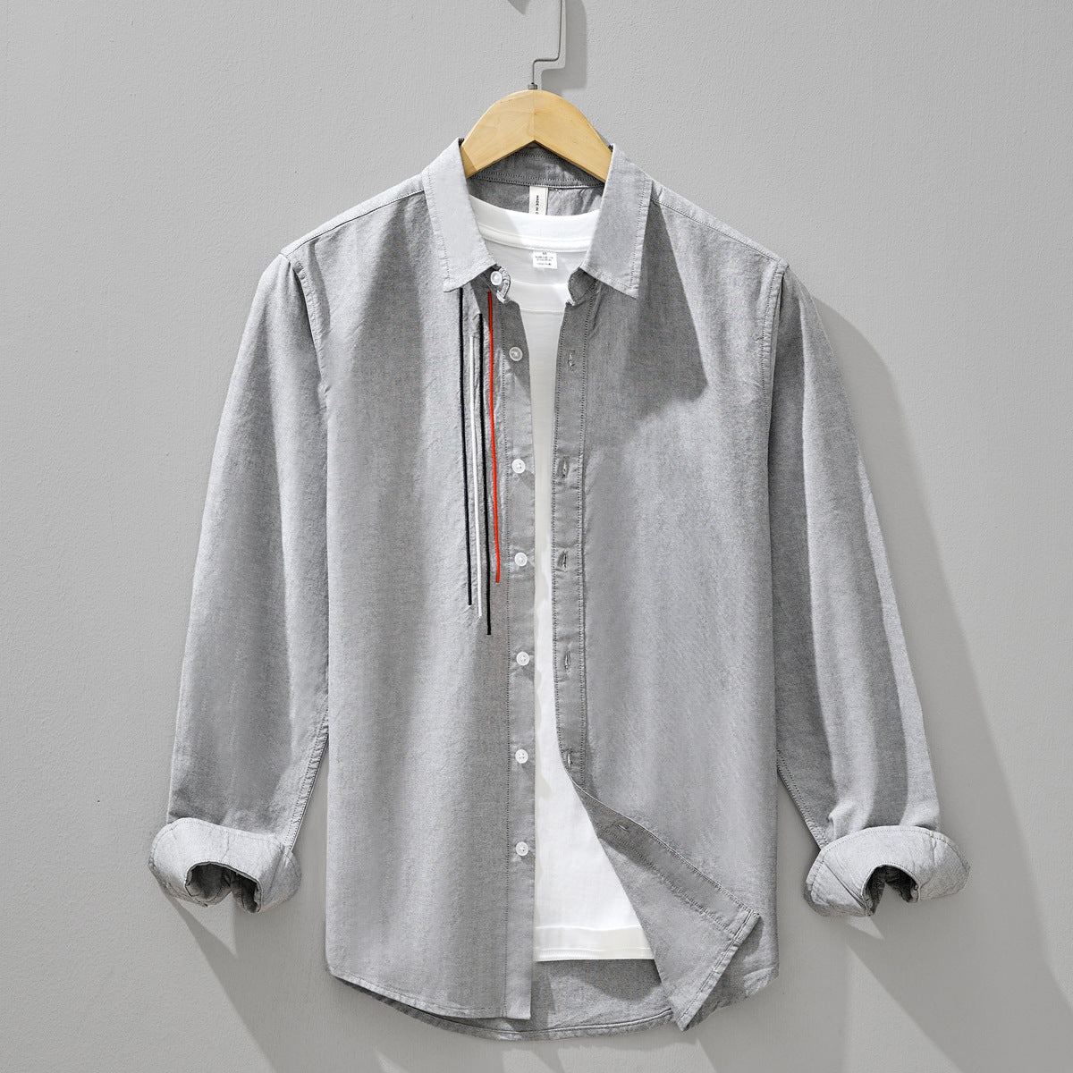Comfortable men's lightweight summer shirt, short sleeve, ideal for warm weather casual wear.