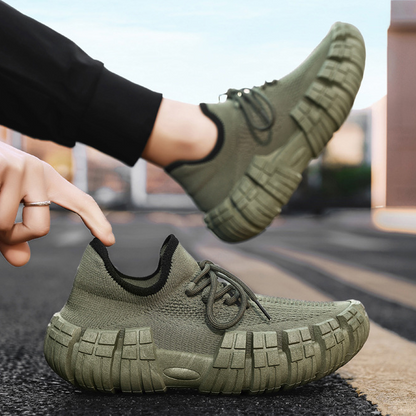 Men's fashion-forward urban sneakers, offering supreme comfort for stylish city dwellers.