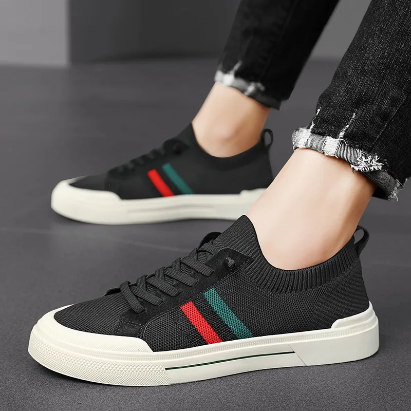 Pair of men's lightweight athletic sneakers, offering everyday comfort for walking & casual style.