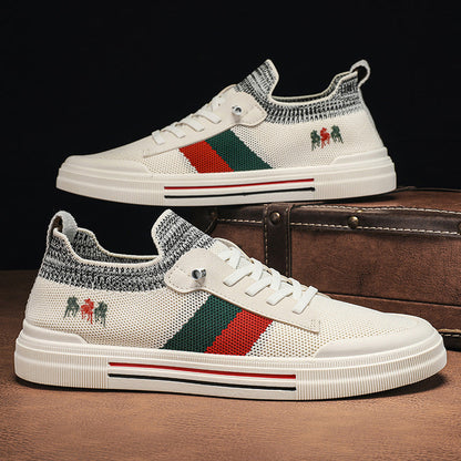 Stylish men's lace-up sneakers, offering supreme comfort & light feel for walking.