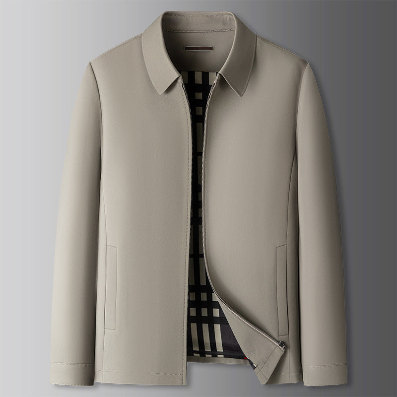 Men's lightweight windbreaker jacket in a casual style, perfect for all-season wear and outdoor activities.