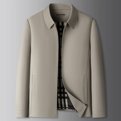 Men's lightweight windbreaker jacket in a casual style, perfect for all-season wear and outdoor activities.