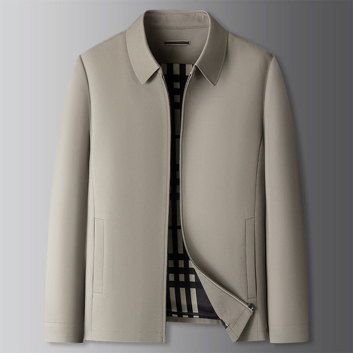 Men's lightweight windbreaker jacket in a casual style, perfect for all-season wear and outdoor activities.