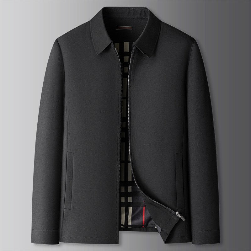 Stylish men's windbreaker jacket, a lightweight and comfortable outerwear piece for a sleek, modern look.
