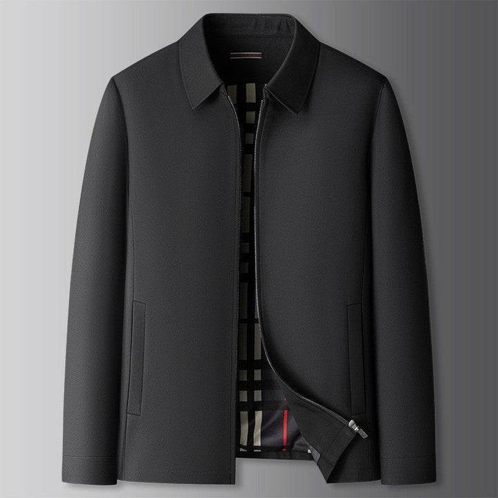 Stylish men's windbreaker jacket, a lightweight and comfortable outerwear piece for a sleek, modern look.