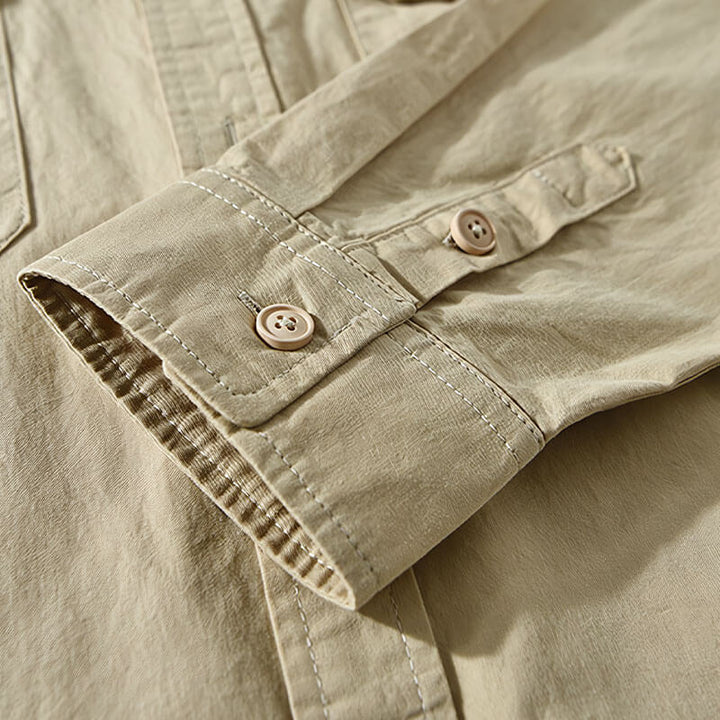 Menswear staple: Lisbon Relaxed Fit button-down shirt, long-sleeve for casual style.