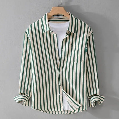 Men's Boneau shirt, a sophisticated tailored button-down. Versatile for elegant professional or stylish casual looks.