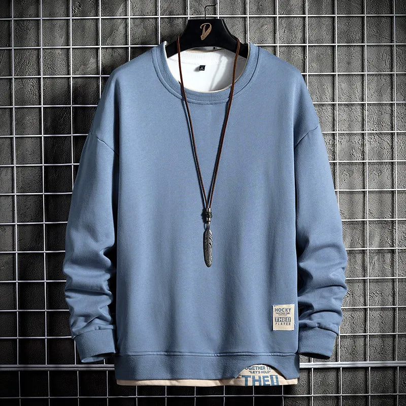 Men's luxurious comfort sweatshirt. Modern style, perfect for everyday casual wear & autumn fashion.