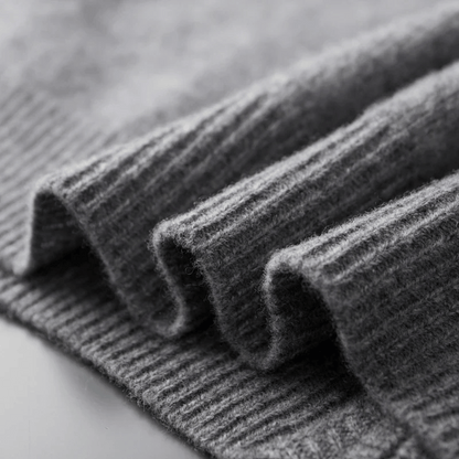 Versatile men's zip-up cardigan in a luxurious soft knit, great for outerwear.