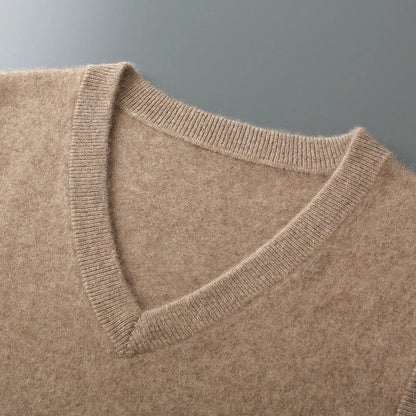 Tailored fit men's cashmere vest, soft and comfortable. Perfect luxury men's apparel.