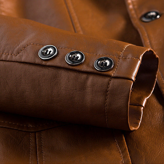 Back view of a men's premium tailored fit jacket, highlighting the impeccable cut and sophisticated design.