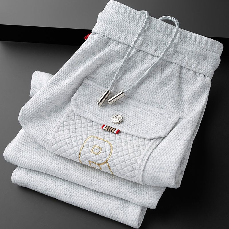 Comfortable men's tapered fit joggers, ideal for casual wear, lounging, or light athletic activity.