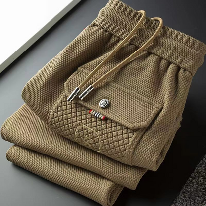 Versatile men's tapered joggers, suitable for athletic wear, casual outings, and ultimate comfort.