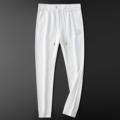 Fashionable men's tapered joggers, offering supreme comfort and a sleek look for active or lounge wear.