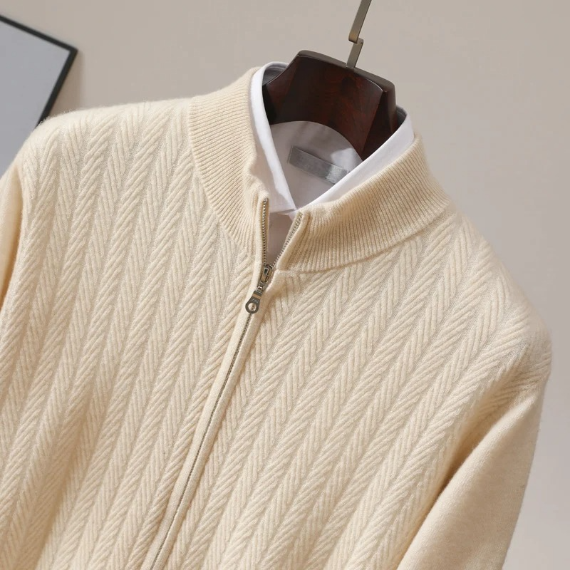 Men's Marbella long sleeve crewneck sweater, a cozy knit pullover offering warmth and soft comfort for winter.