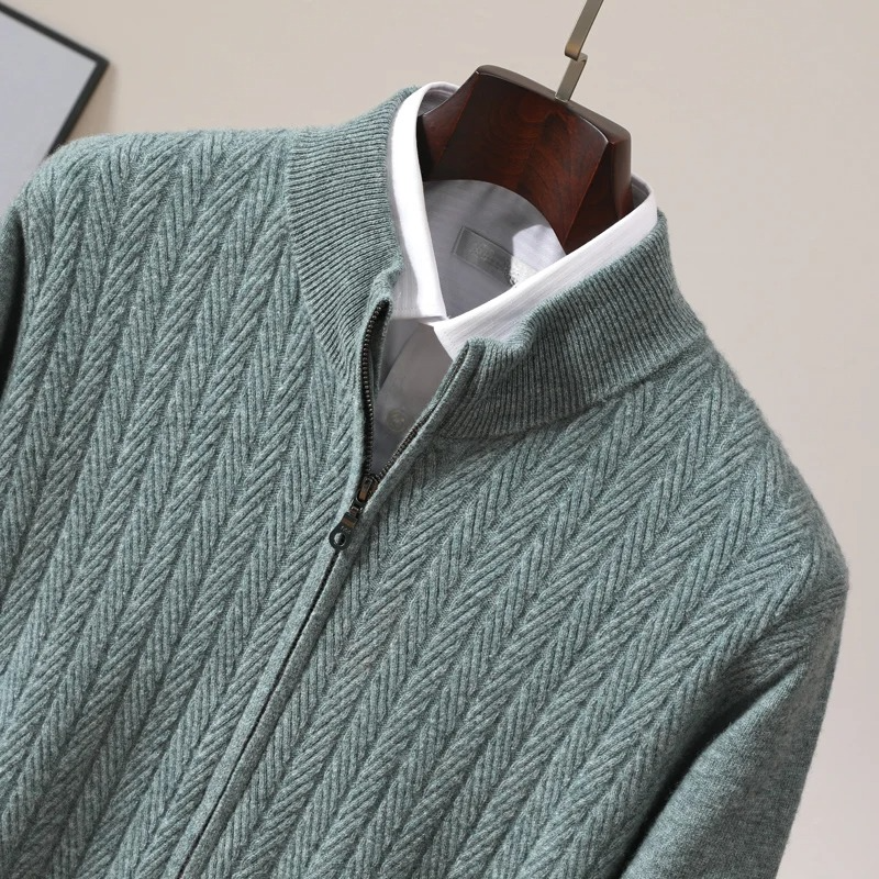 Cozy men's Marbella crewneck sweater. This warm, soft pullover is essential men's clothing for winter comfort.