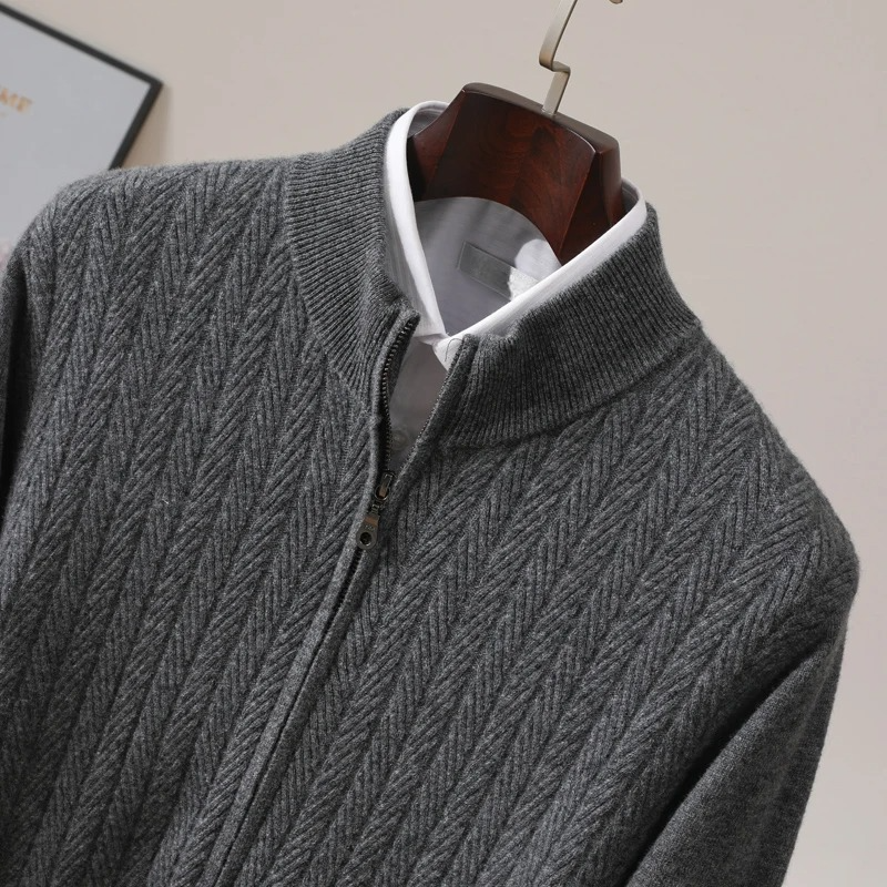 Modern men's Marbella crewneck sweater, a stylish long sleeve pullover in a soft knit for winter fashion.