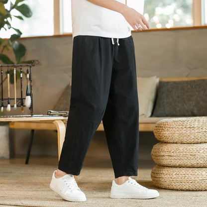 Comfortable men's Marseille relaxed fit drawstring pants, ideal for everyday style and ease.