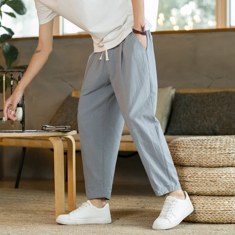 Men's Marseille Relaxed Fit Drawstring Pants, a comfortable and stylish choice for casual men's clothing.