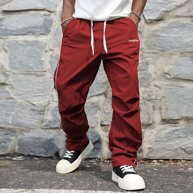 Matera men's track pants: comfortable, stylish athletic & casual wear with a relaxed fit.