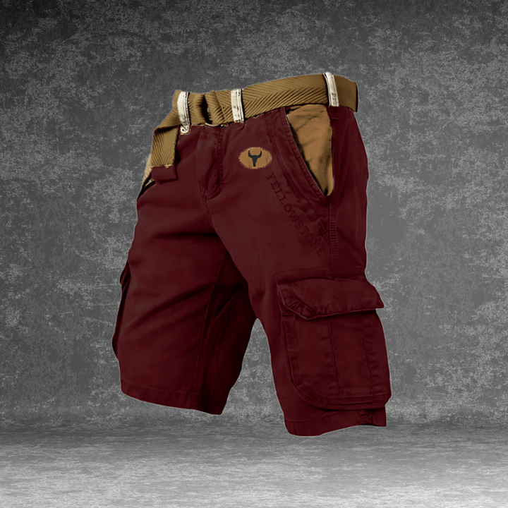 Men's Maverick multi-pocket cargo shorts, practical storage & utility for men.