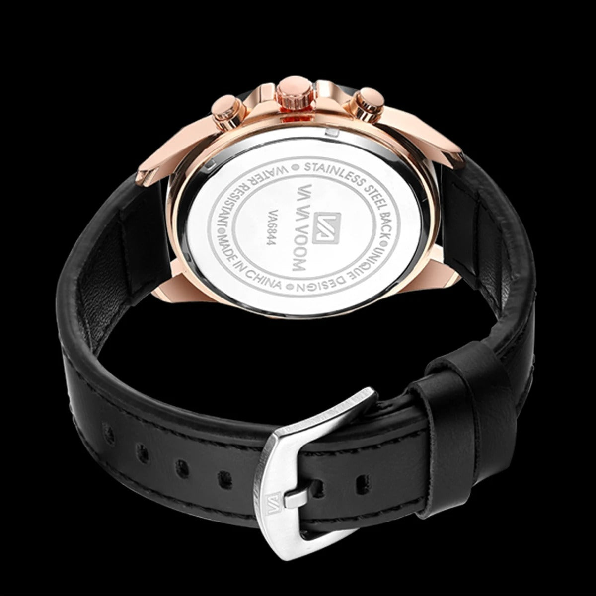 Elegant Maverick men's watch, a classic chronograph with a durable leather strap, ideal gift for him.