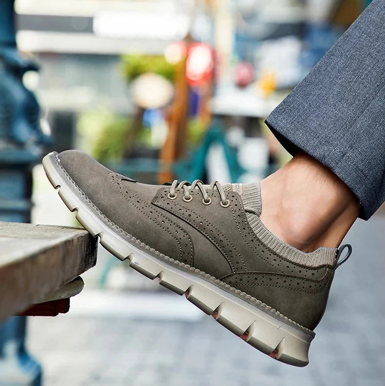 Lace-up Maverick men's comfort sneakers, providing a secure and supportive fit for daily wear.
