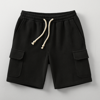 Lavender Men's Maverick relaxed fit cargo shorts, stylish and comfortable for casual summer fashion.