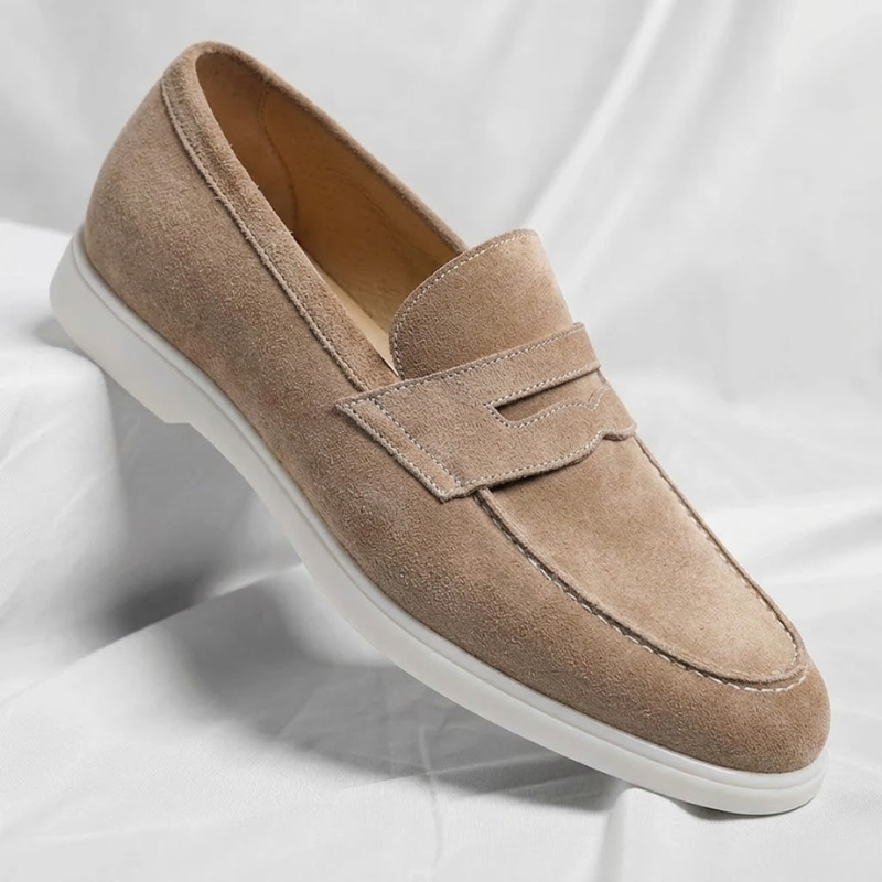 Stylish men's slip-on loafers. Mayfair penny design, comfortable & versatile for everyday.