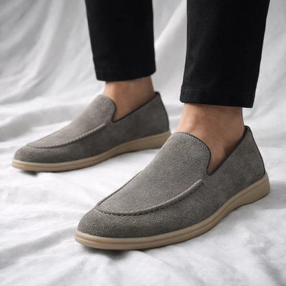 Durable men's Mayfair slip-on loafers, comfortable and stylish everyday footwear.