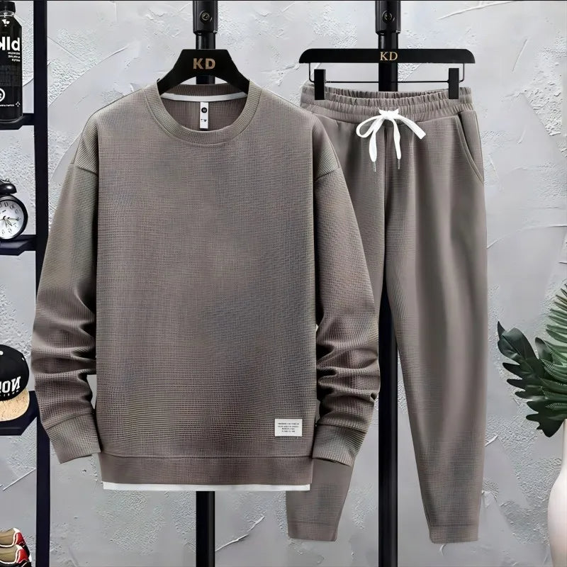 Men's Meridian Relaxed Fit Lounge Set, 2-piece casual tracksuit for ultimate comfort.