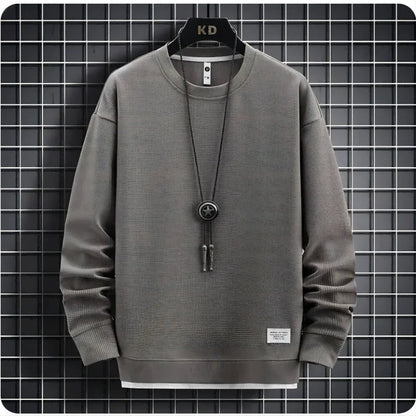 Cozy men's leisurewear, Meridian relaxed fit joggers & matching top, perfect for daily casual wear.