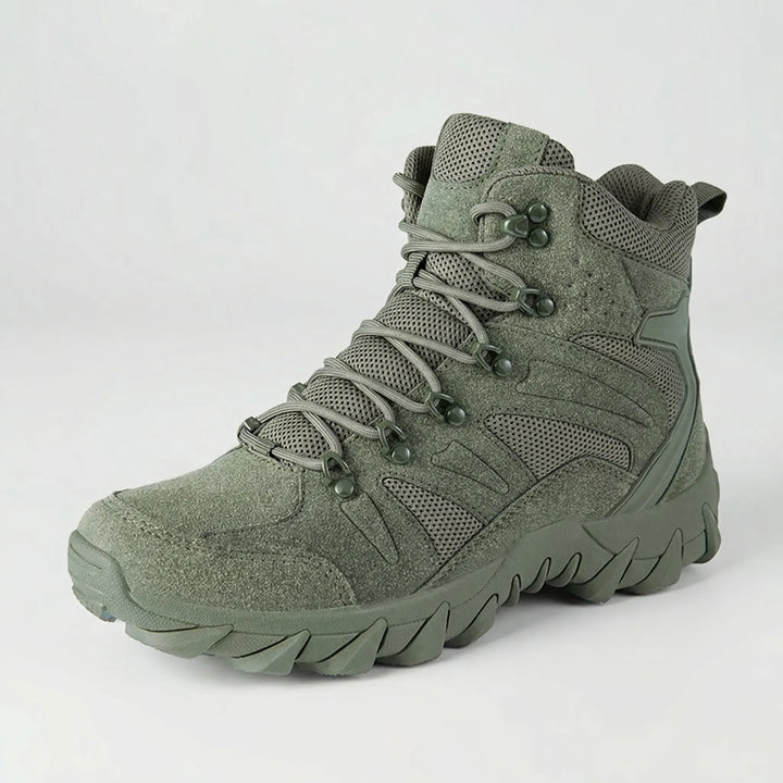 Versatile men's mid-cut tactical boots, excellent outdoor footwear for hiking, trails & rugged use.