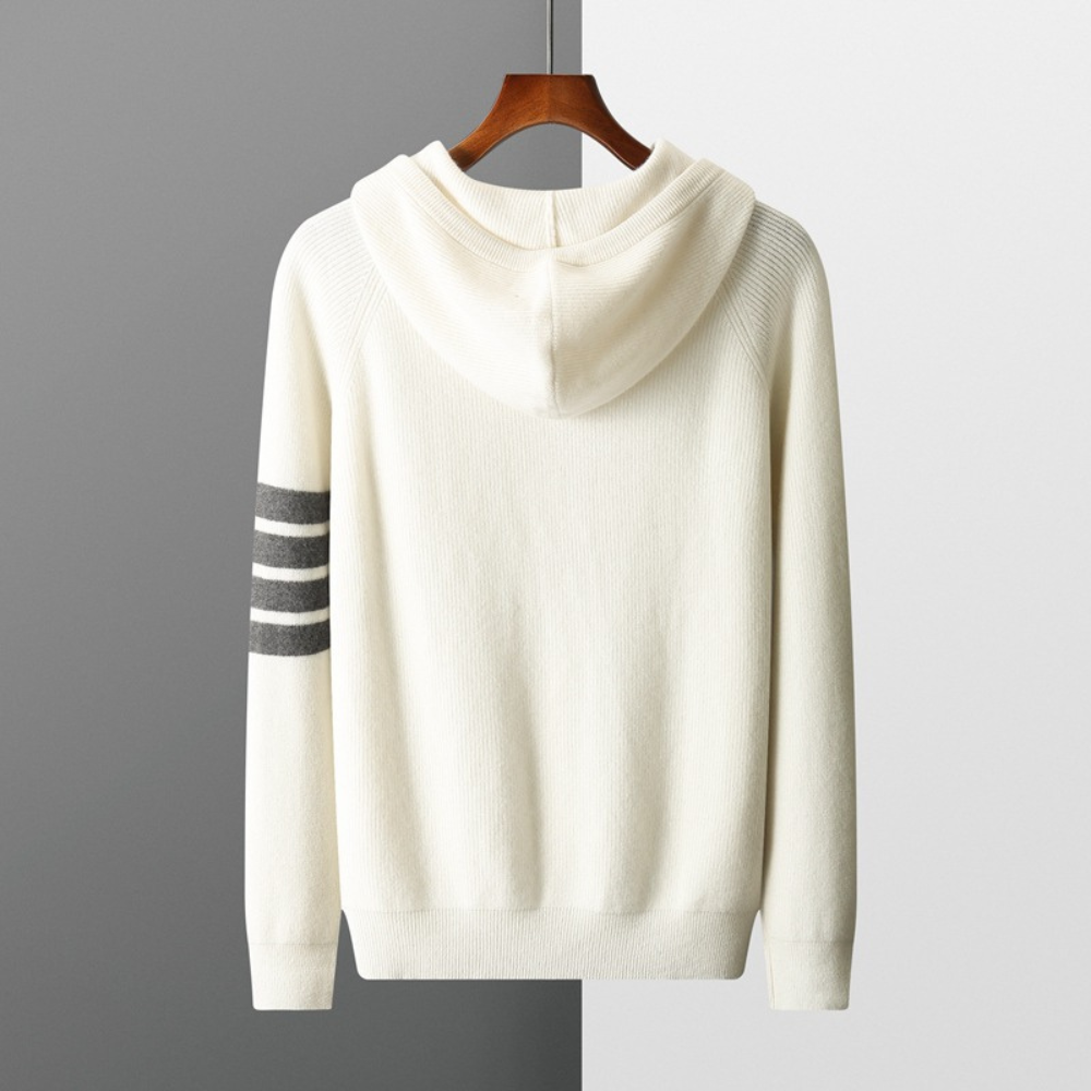 Men's Milano striped knitwear set. Stylish two-piece men's apparel for comfortable casual wear.